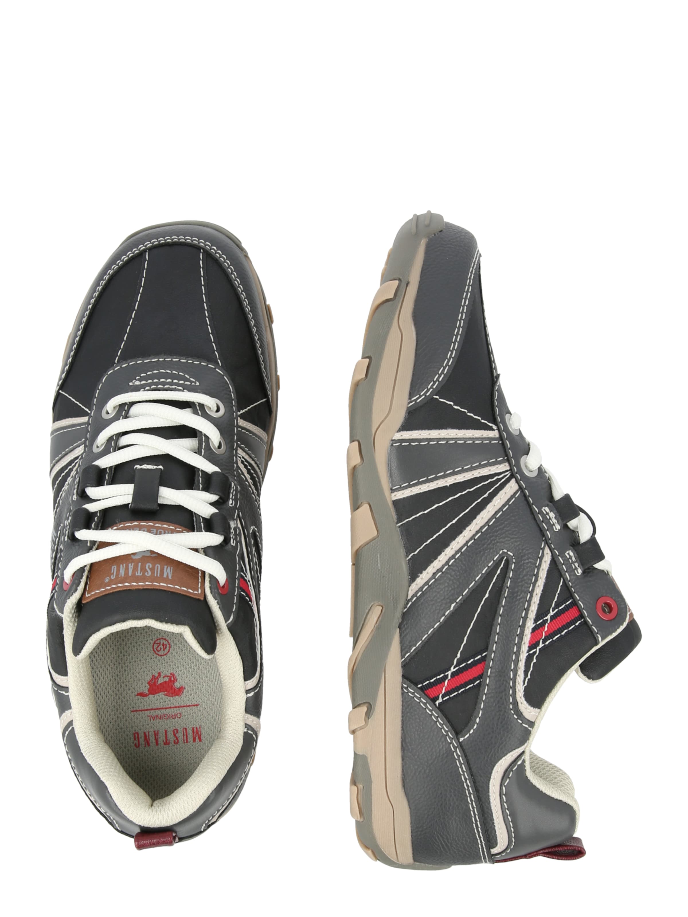 MUSTANG Nízke tenisky - Sivá