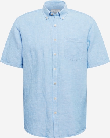 Jack's Overhemd in Blauw: voorkant