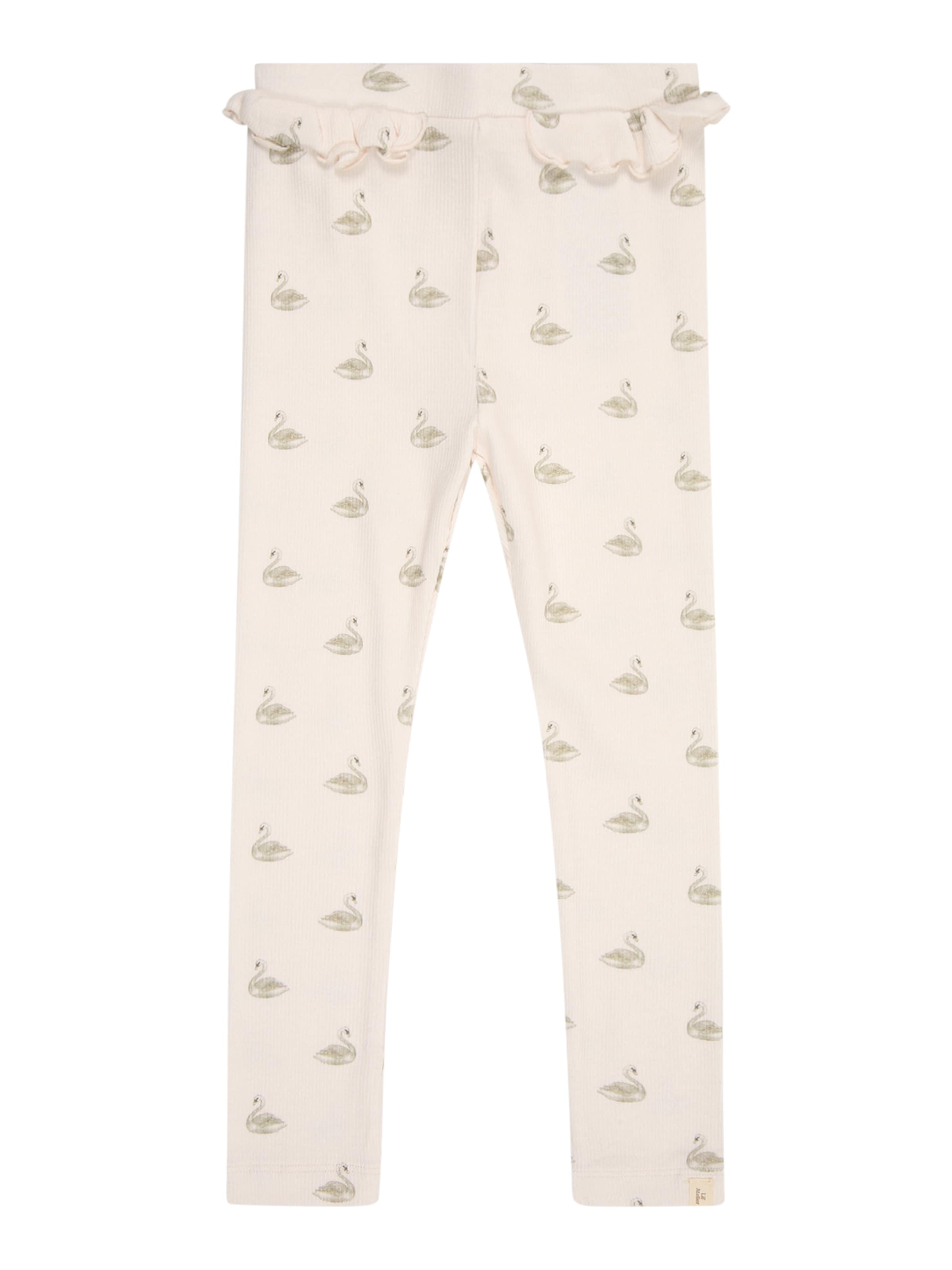 Lil'Atelier Skinny Leggings 'NMFGAVO' in Beige: front