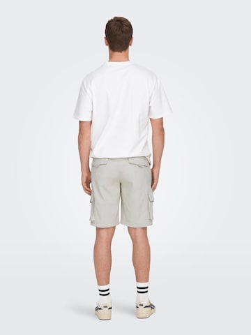 Only & Sons Regular Cargo Pants in Grey