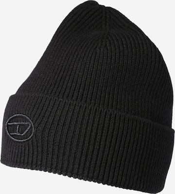 DIESEL - Gorros 'CODER' em preto: frente