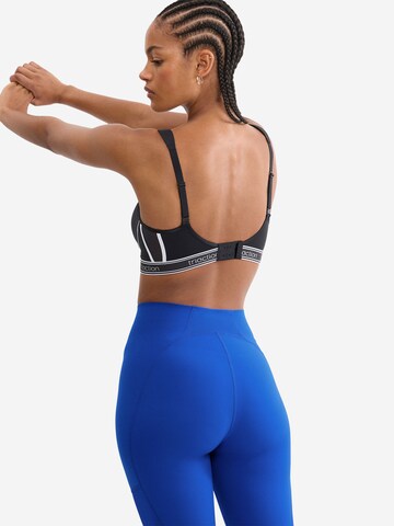 TRIUMPH Bustier Sport bh ' Triaction Cardio Air ' in Zwart