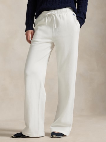 Polo Ralph Lauren Loose fit Trousers 'ARCTIC' in White: front