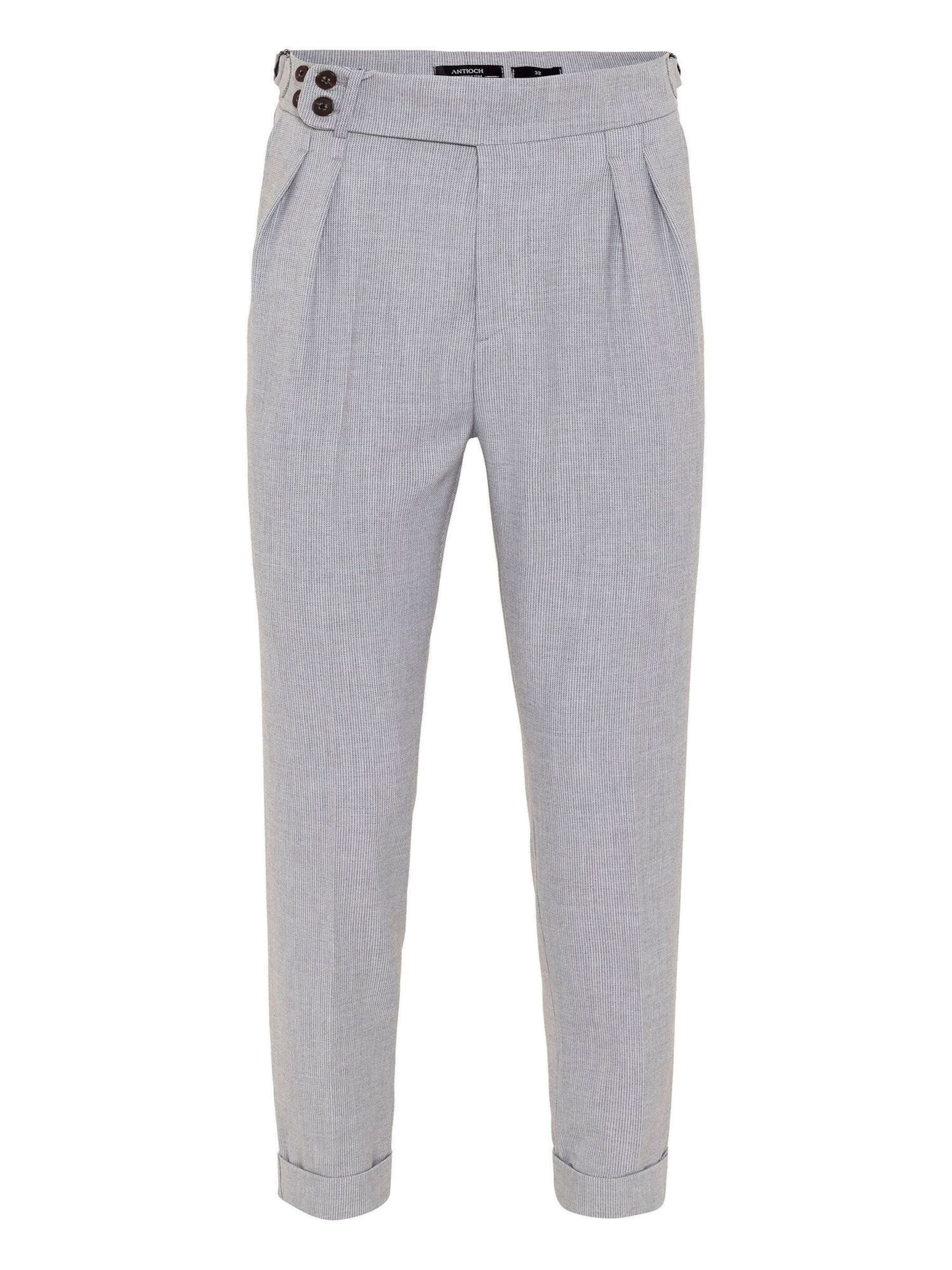 Slimfit Pantaloni chino di Antioch in grigio: frontale
