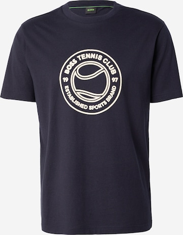 BOSS - Camiseta en azul: frente