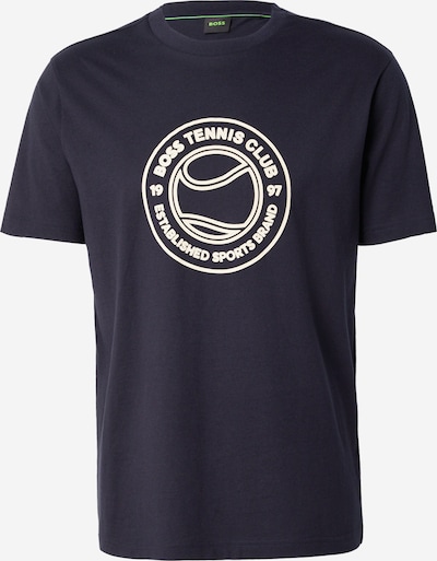 BOSS Paita värissä ecru / laivastonsininen, Tuotenäkymä