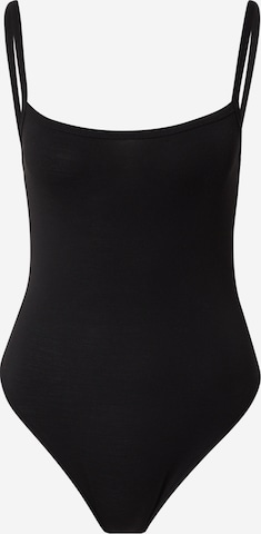 A LOT LESS Bodysuit 'Kylie' in Black: front