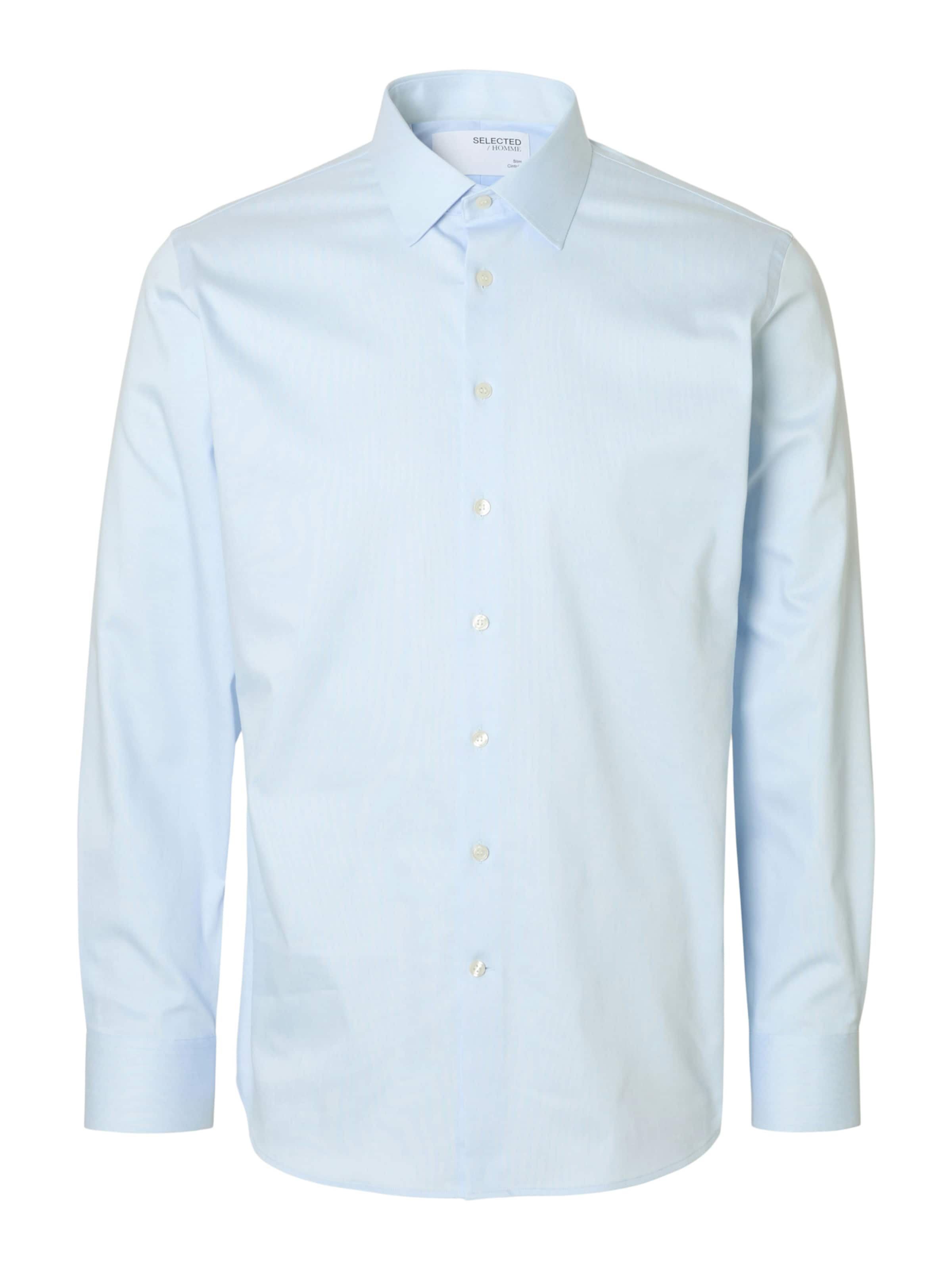 SELECTED Button Up Shirt 'SLHPERFORMANCE' in Blue: front