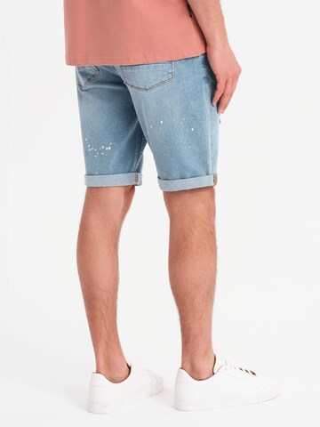 Ombre Regular Jeans in Blauw