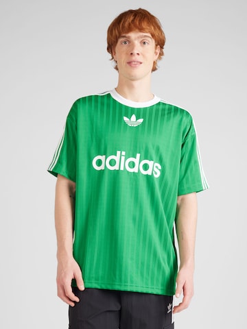 ADIDAS ORIGINALS Shirt 'Adicolor' in Groen: voorkant