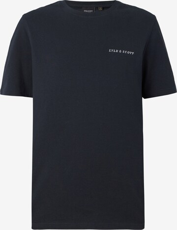 T-Shirt Lyle & Scott en bleu : devant