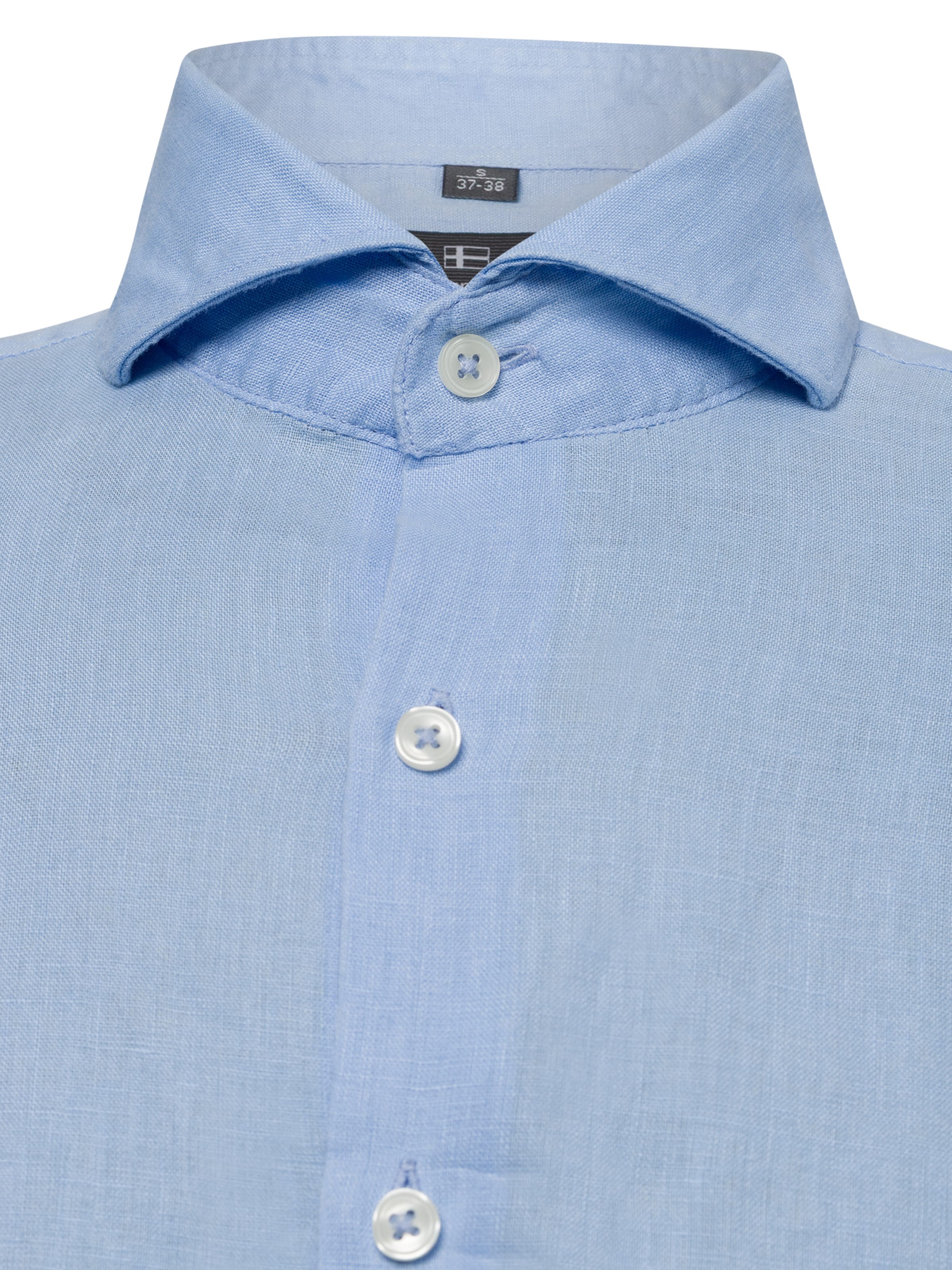 Nils Sundström Slim fit Button Up Shirt ' ' in Blue