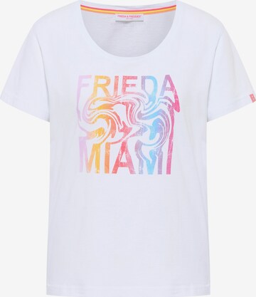 Frieda & Freddies NY T-Shirt in Weiß: predná strana
