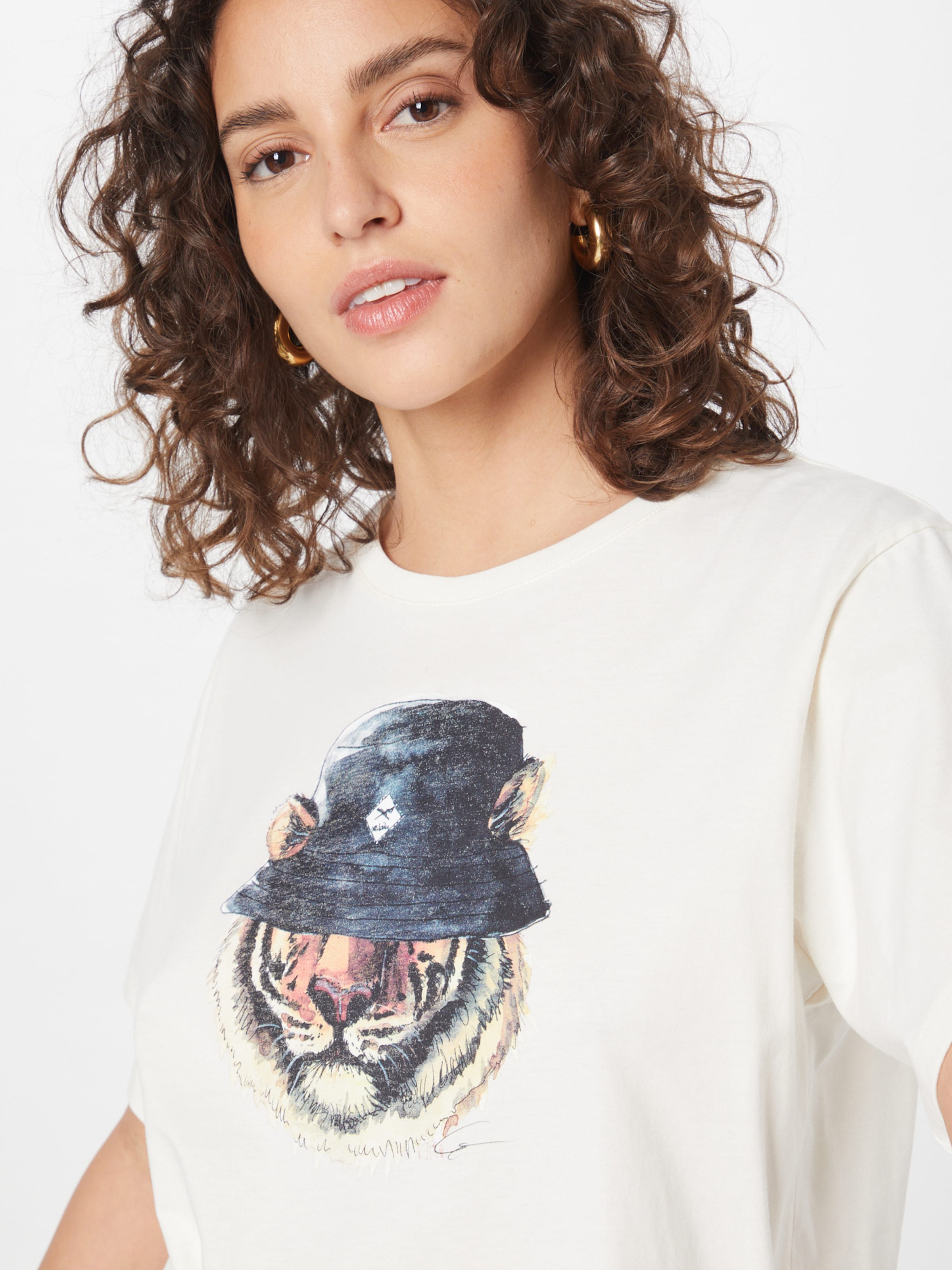 T-shirts et tops T-shirt Iriedaily en Blanc Cassé 