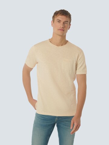 T-Shirt No Excess en beige : devant