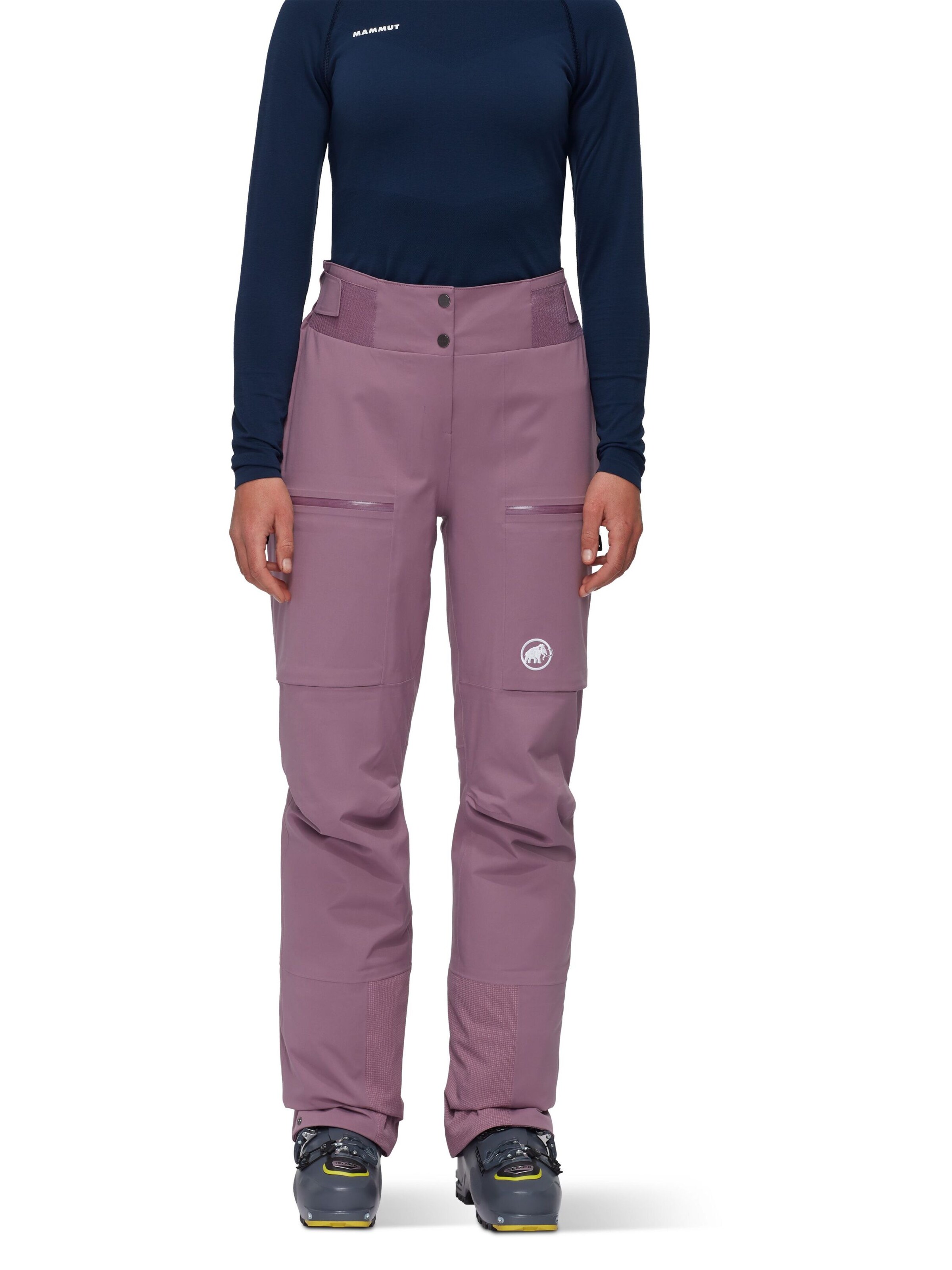 MAMMUT Regular Outdoorhose ‘Stoney HS’ in Lila: Vorderseite