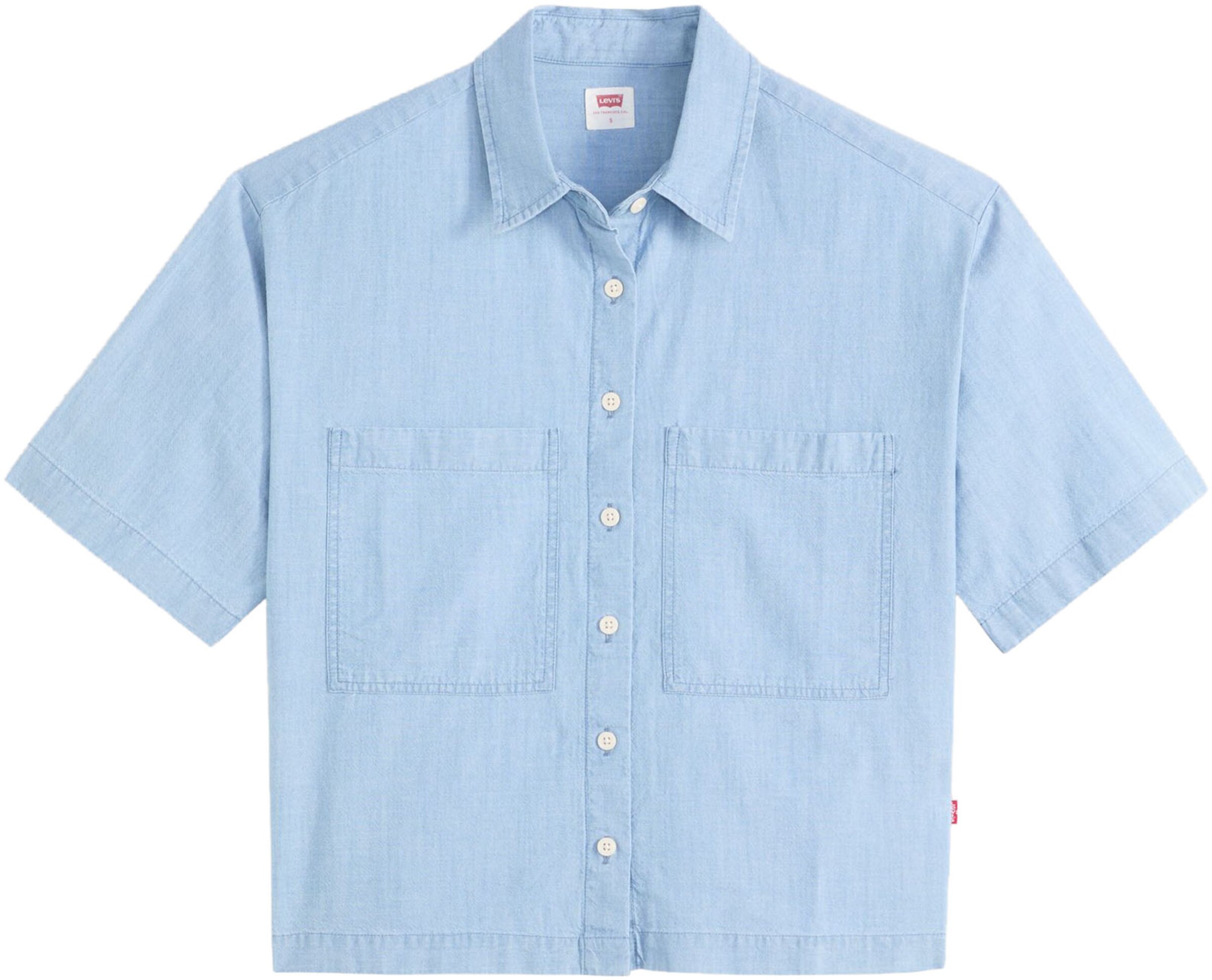 Blouse folklorique LEVI'S ® en bleu : devant