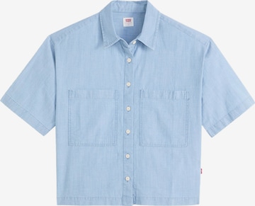 Blouse folklorique LEVI'S ® en bleu : devant