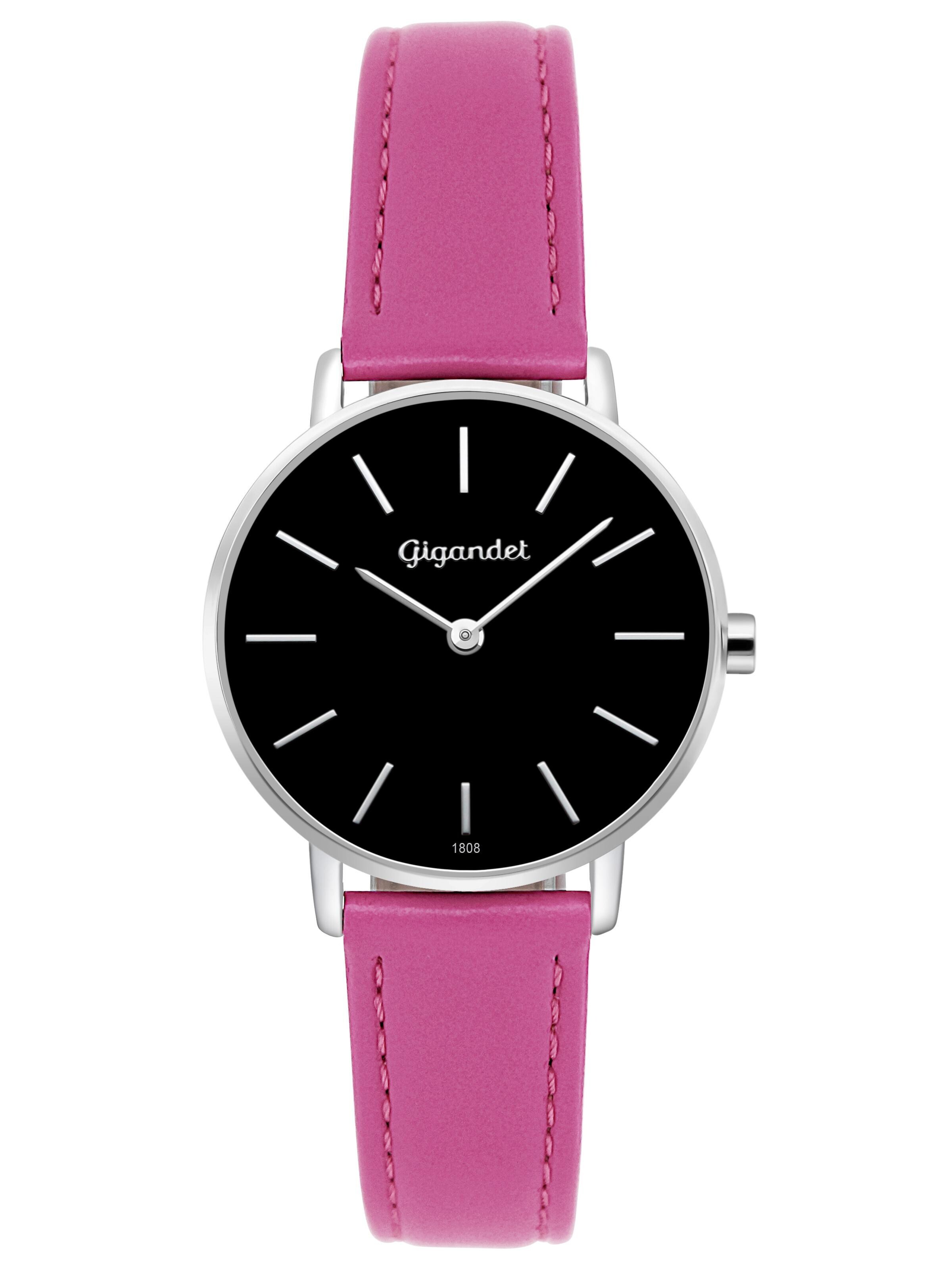 Gigandet Analog Watch 'MINIMALISM' in Pink: front