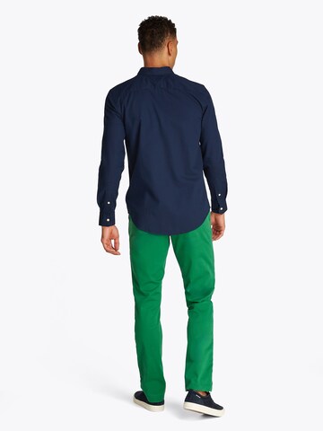 TOMMY HILFIGER Slim fit Overhemd 'FLEX' in Blauw