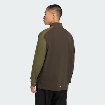 ADIDAS TERREX Funkční tričko ' Multi Climacool 1/2 Zip Long Sleeve' – zelená