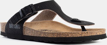 Bayton Teenslipper 'Mercure' in Zwart