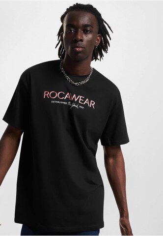 T-Shirt ROCAWEAR en noir : devant