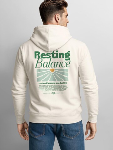 Neverless Sweatshirt 'Resting Balance' in Beige
