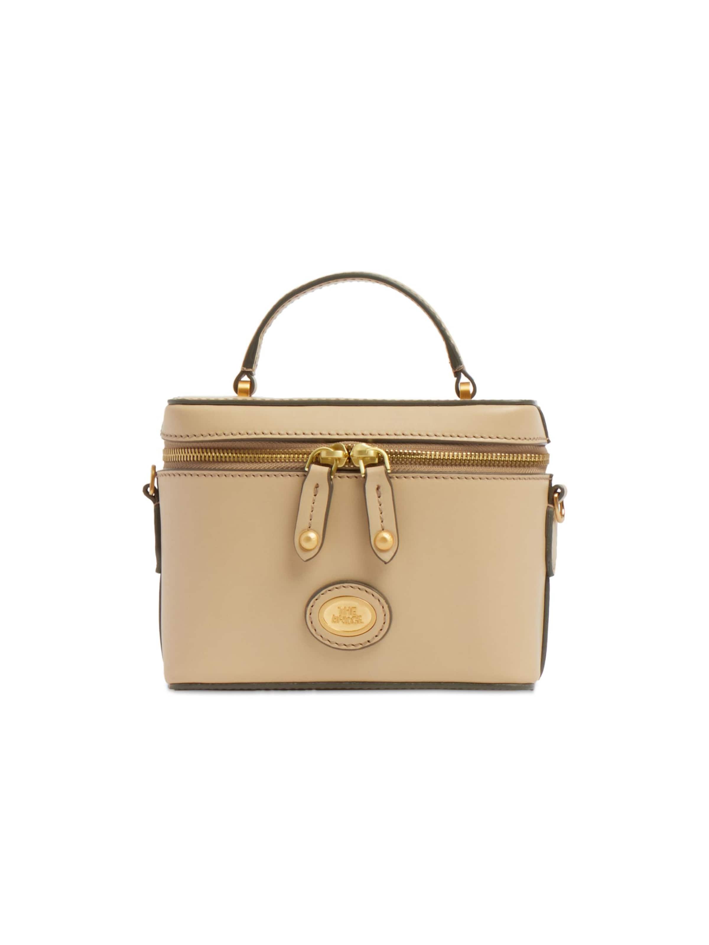 The Bridge Crossbody bag in Beige: front