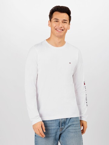 T-Shirt TOMMY HILFIGER en blanc : devant