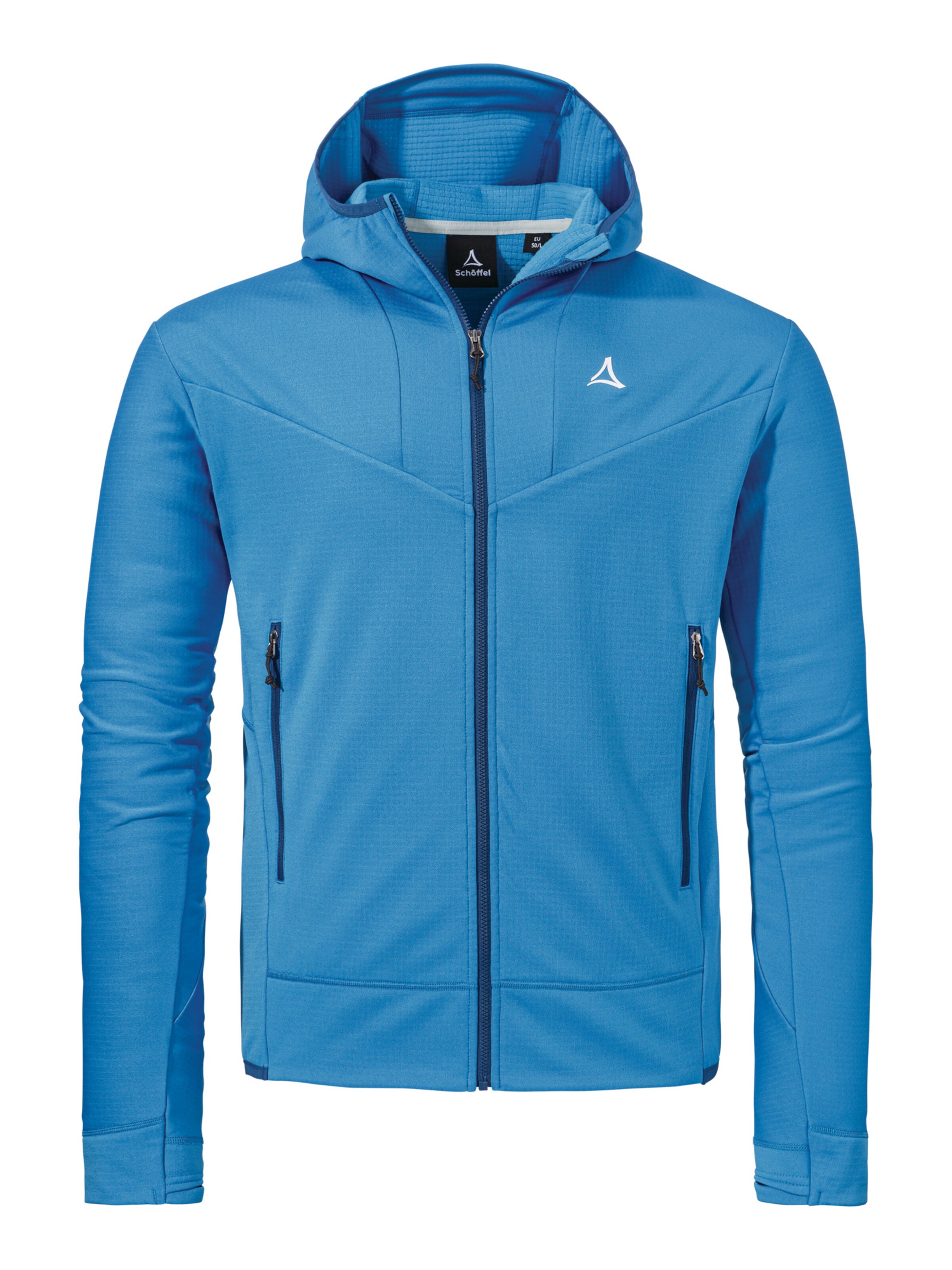Veste en polaire fonctionnelle 'Blaueis' Schöffel en bleu : devant