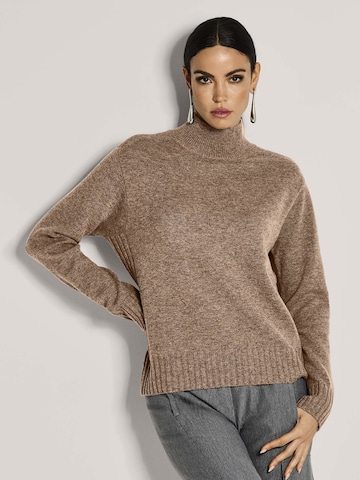 Pull-over MADELEINE en beige : devant