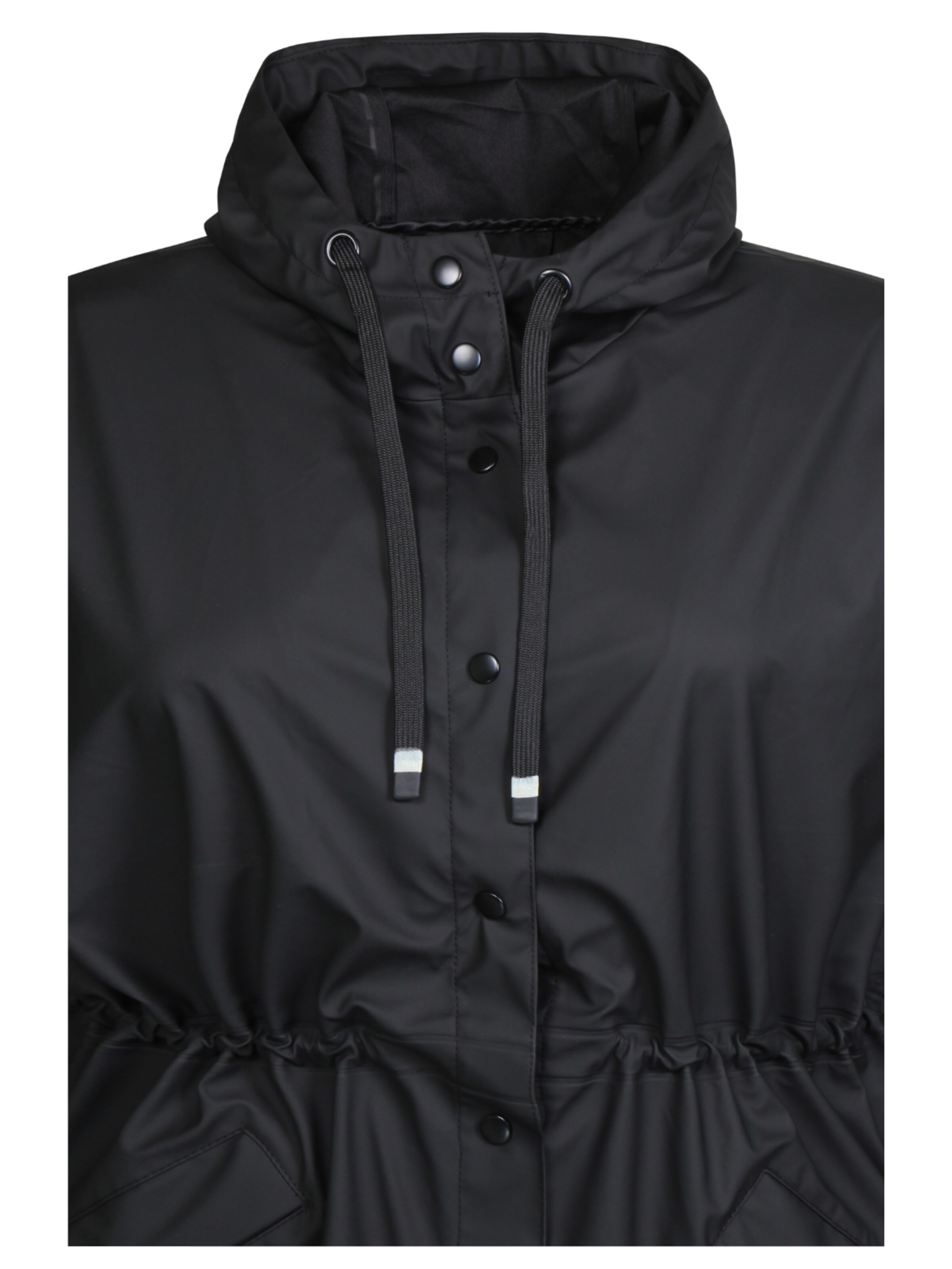 Zhenzi Functionele mantel 'Tael 606' in Zwart