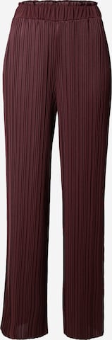 ABOUT YOU Wide leg Pants 'Noelle' in Brown: front