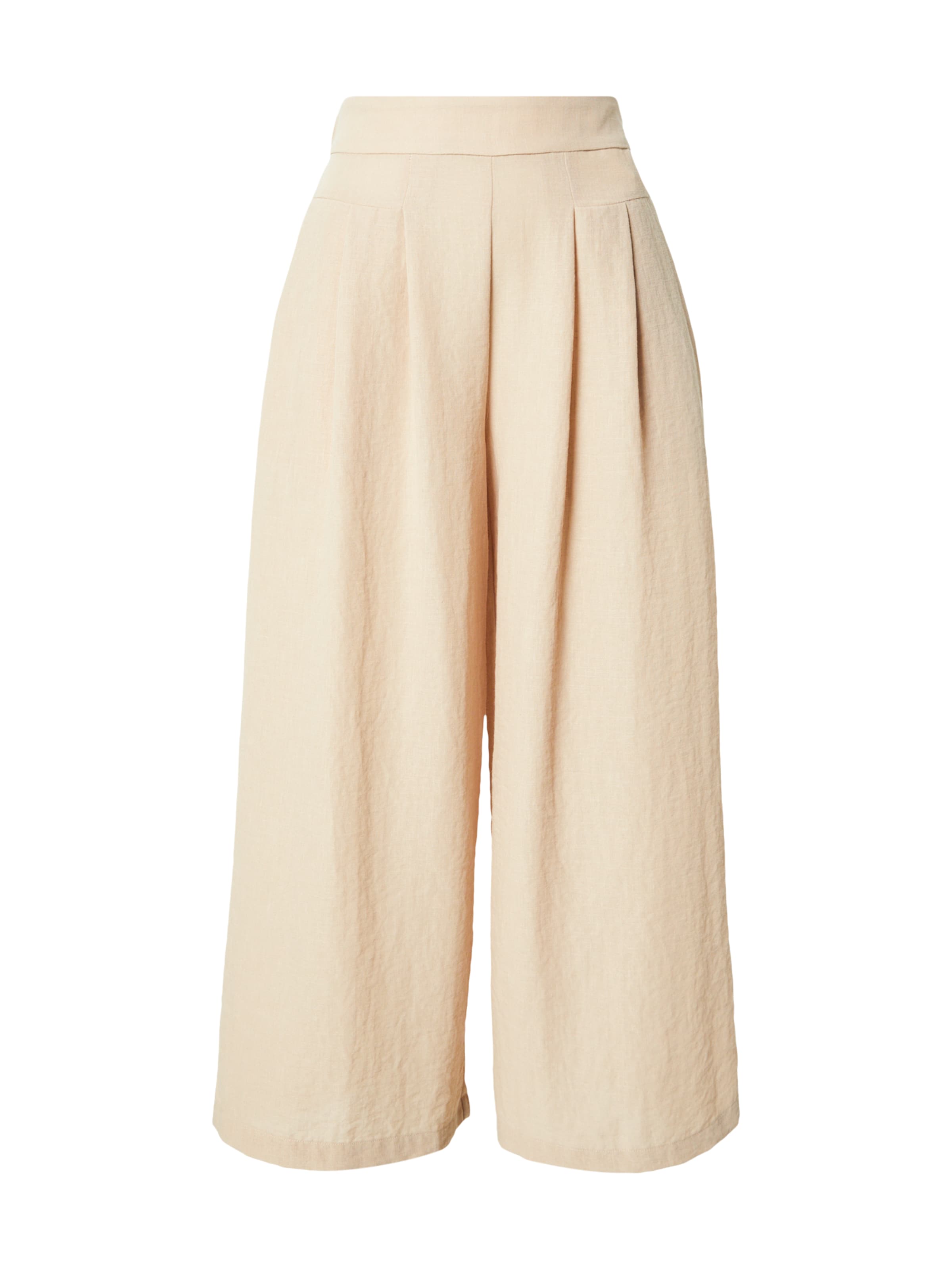 ABOUT YOU Wide Leg Hose 'Ellen' in Beige: Vorderseite