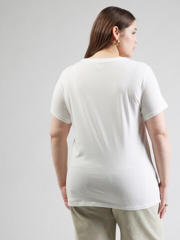 ONLY Carmakoma - Camiseta 'CARBELLIS' en blanco