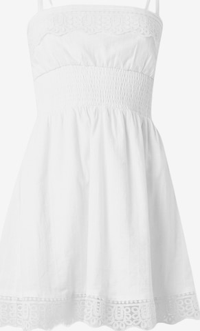 HOLLISTERLjetna haljina 'HERITAGE' - bijela boja: prednji dio