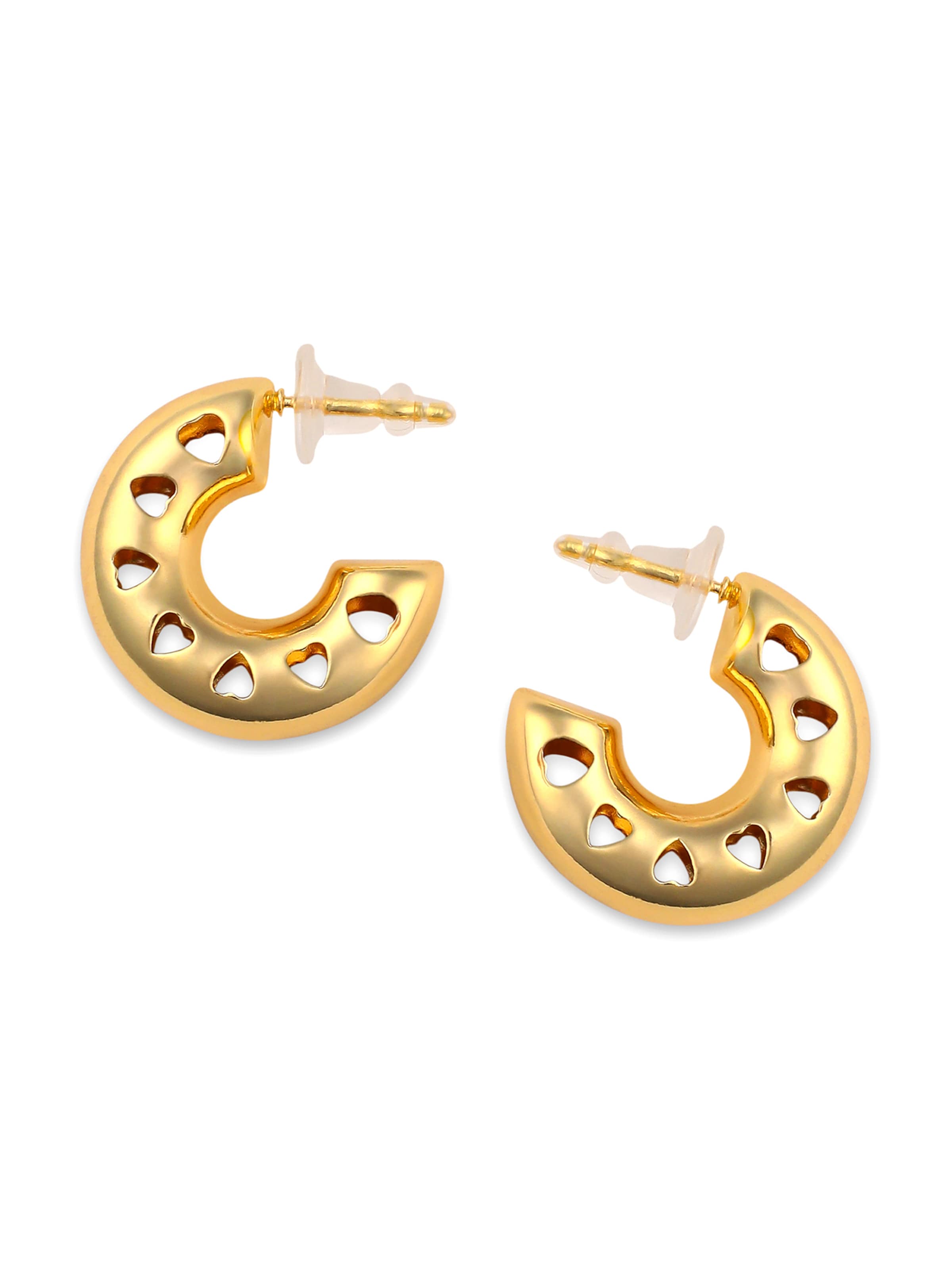 SOHI Øreringe 'Tamela' i guld