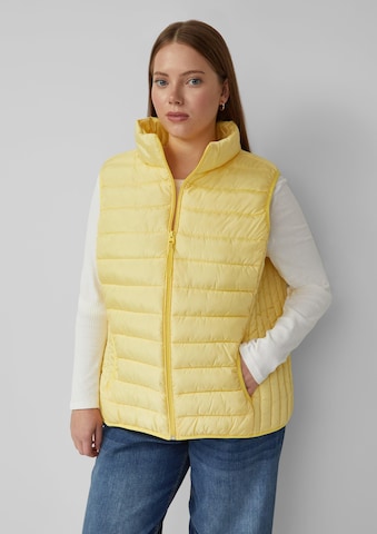 QS Weste in Gelb: Vorderseite