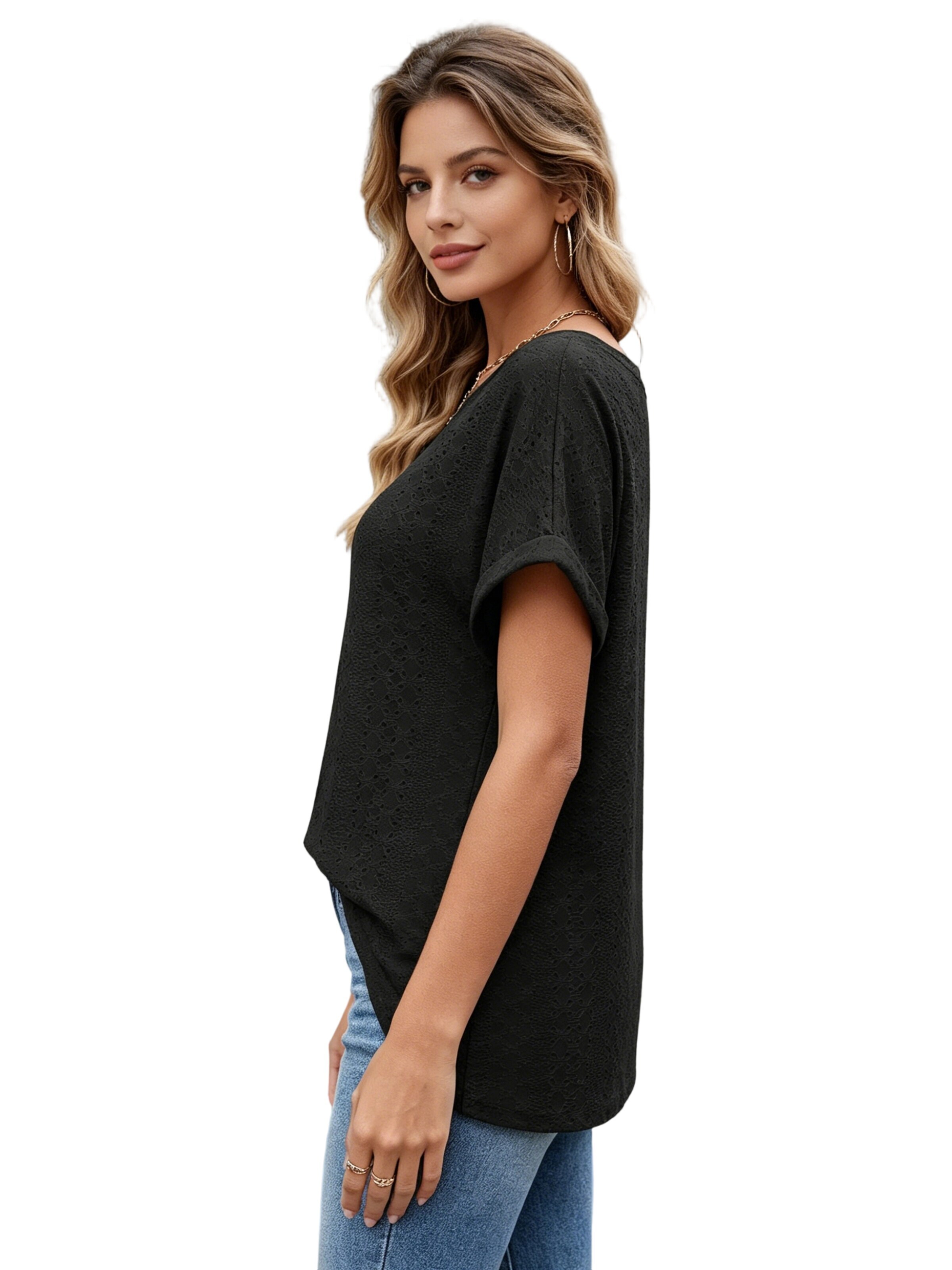 Yesfashion Shirt‌ in Schwarz