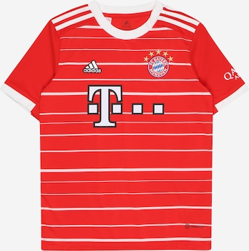 raudona ADIDAS PERFORMANCE Sportiniai marškinėliai 'Bayern München 22/23': priekis