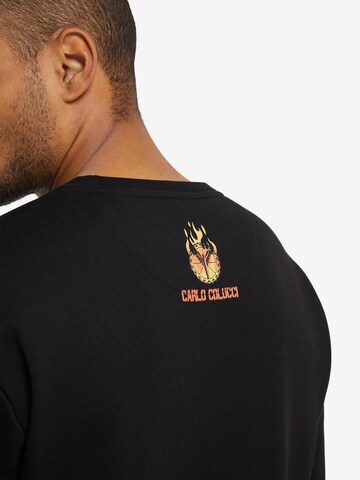 Carlo Colucci Sweatshirt 'Ciprani' in Schwarz