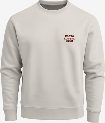 Neverless Sweatshirt 'spaghetti' in Beige: front