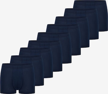 SCHIESSER Boxershorts '95/5 Essentials - Organic Cotton' in Blauw: voorkant