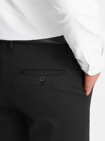 Ombre Slimfit Hose in Schwarz