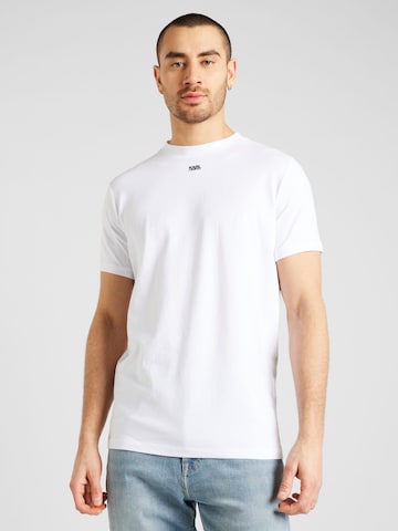 T-Shirt Karl Lagerfeld en blanc : devant