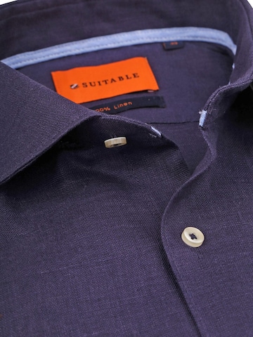Suitable Slim fit Overhemd in Blauw