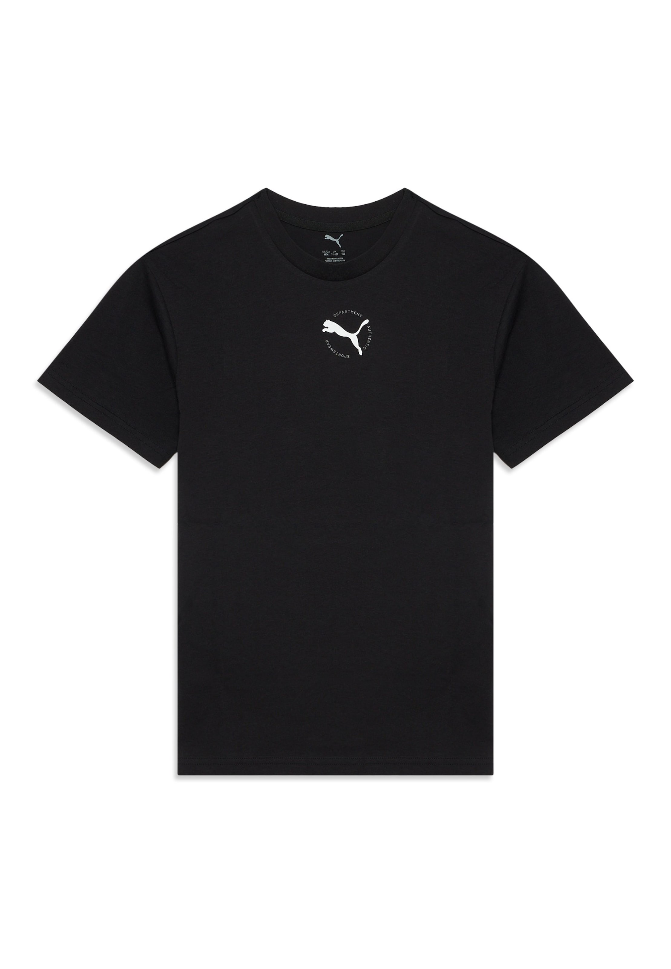 PUMA Футболка в Черный: спереди