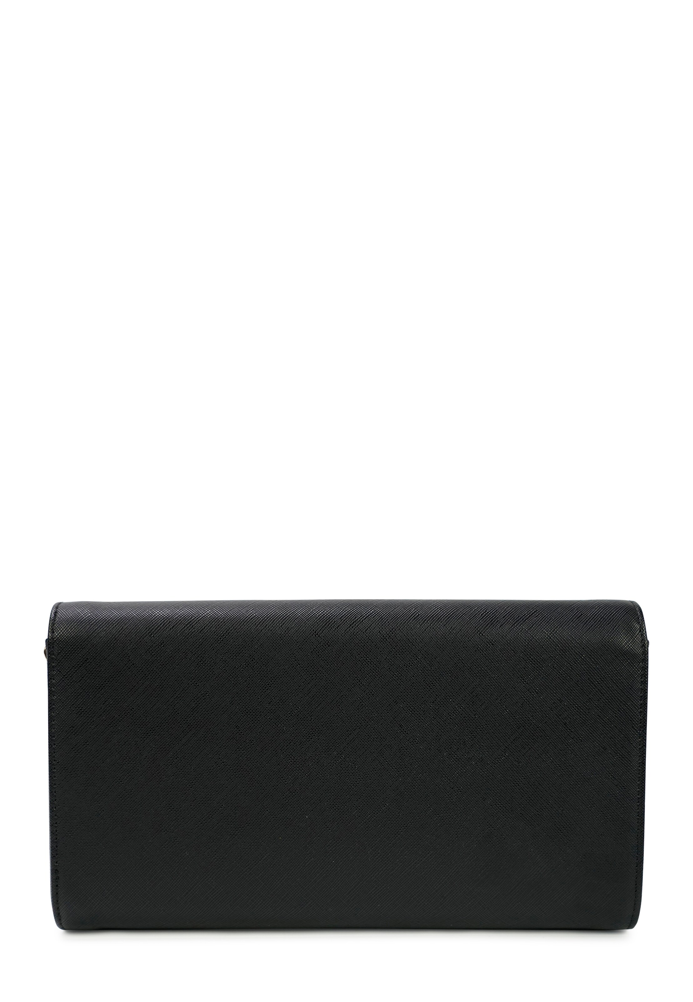 HARPA Clutch in Schwarz