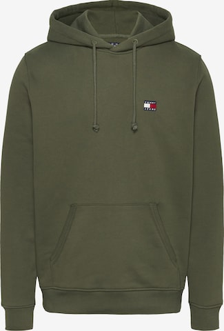 Felpa di Tommy Jeans in verde: frontale
